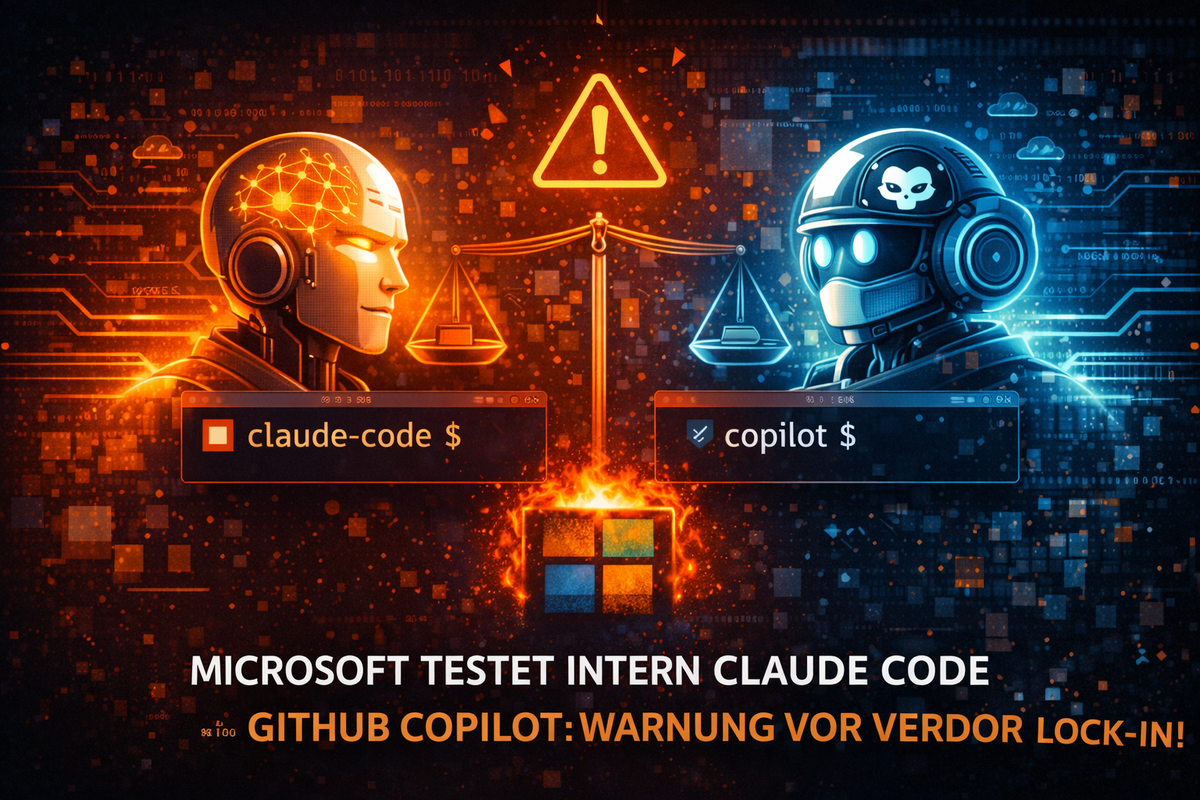 Wenn selbst Microsoft Copilot mit Claude absichert, warum sollten Unternehmen sich freiwillig in einen Microsoft-AI-Lock-in begeben?